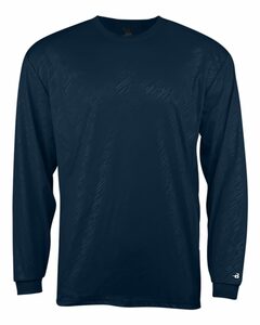 Badger Sport BG2145 Line Embossed L/S Youth Tee