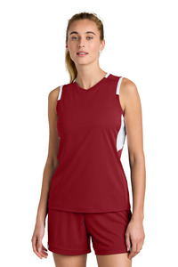Sport-Tek LST441 Women's Club Sleeveless V-Neck
