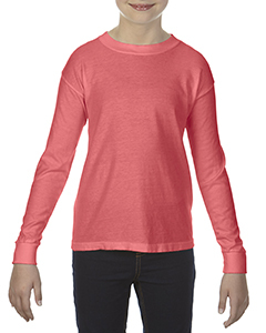 Comfort Colors C3483 Youth 5.4 oz. Garment-Dyed Long-Sleeve T-Shirt