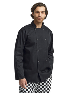 Artisan Collection by Reprime RP665 Unisex Studded Front Long-Sleeve Chef's Coat
