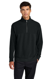 Mercer+Mettle MM3040 Linear Texture 1/4-Zip