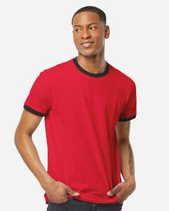 Tultex 246 Unisex Fine Jersey Ringer T-Shirt