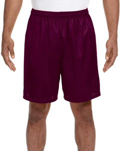 A4 N5293 Adult Seven Inch Inseam Mesh Short