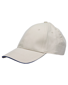 Bayside BA3617 100% Washed Cotton Unstructured Sandwich Cap