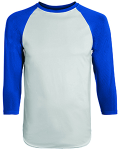 Augusta Sportswear 1506 Youth Wicking Polyester 3/4 Raglan Sleeve T-Shirt