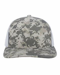 Pacific Headwear 108C Camo Snapback Trucker Cap