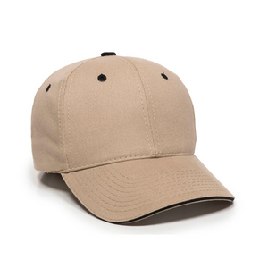 Outdoor Cap GL-845 Brushed Twill Sandwich Visor Cap