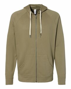 Independent Trading Co. SS1000Z Icon Unisex Lightweight Loopback Terry Full-Zip Hooded Sweatshirt