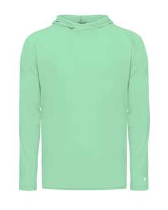 Badger Sport BG2905 Tri Blend Surplice Youth Hood Tee