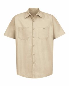 Red Kap SP24LONG Long Size, Short Sleeve Industrial Work Shirt