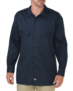 Dickies WL675 Men's FLEX Relaxed Fit Long-Sleeve Twill Work Shirt