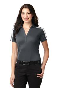 Port Authority L547 Ladies Silk Touch™ Performance Colorblock Stripe Polo