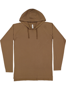 LAT 6917 Hooded Long Sleeve Shirt