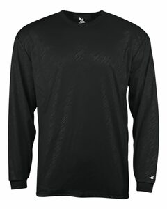 Badger Sport BG2145 Line Embossed L/S Youth Tee
