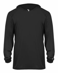 Badger Sport BG2105 B Core L/S Youth Hood Tee