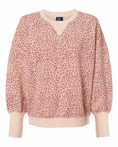 MV Sport W22712 Women's Sueded Fleece Crewneck Sweatshirt