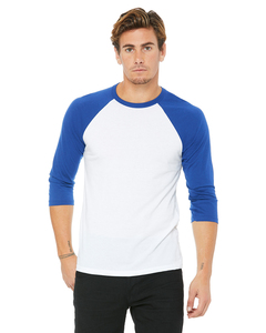 Bella + Canvas 3200 Unisex 3/4-Sleeve Baseball T-Shirt