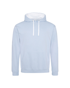 Just Hoods By AWDis JHA003 Adult 80/20 Midweight Varsity Contrast Hooded Sweatshirt