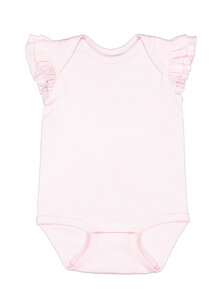 Rabbit Skins RS4439 Infant Flutter Sleeve Bodysuit
