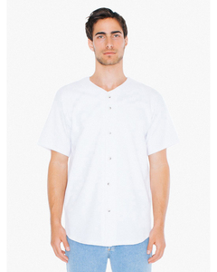 American Apparel 1403W Unisex Thick Knit Baseball Jersey