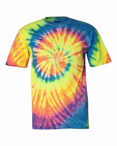 Dyenomite 200MS Multi-Color Spiral Tie-Dyed T-Shirt