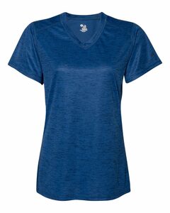 Badger Sport 4175 Tonal Blend Women's V Neck Tee