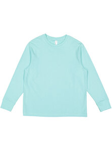 LAT 6201 Youth Lng Slv Fine Jersey Tee