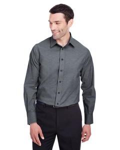 Devon & Jones DG562 Men's Crown  Collection™ Stretch Pinpoint Chambray Shirt
