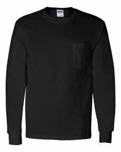 Gildan G241 Unisex Ultra Cotton® Long Sleeve Pocket T-Shirt