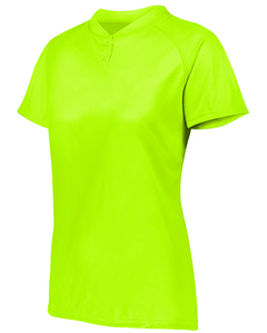 Augusta Sportswear AG1567 Ladies Attain Wicking Two-Button Softball Jersey