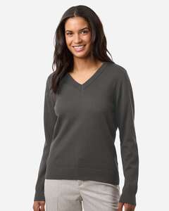 Devon & Jones DG445W Women's New Classic V-Neck Sweater