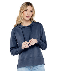 LAT 3536 Ladies' Vintage Wash Fleece Hooded Sweatshirt