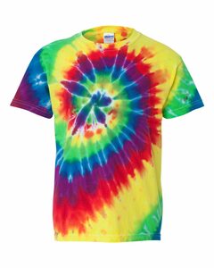 Dyenomite 20BMS Youth Rainbow Spiral T-Shirt