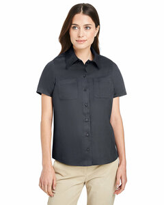 Harriton M585W Ladies' Advantage IL Short-Sleeve Work Shirt