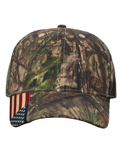 Kati LC350 Camo Woven USA Flag Cap