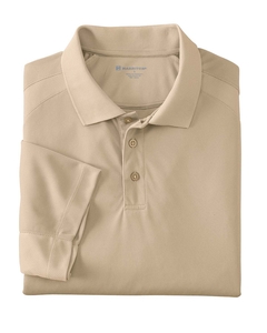 Harriton M200 Men's 6 oz. Ringspun Cotton Piqué Short-Sleeve Polo Shirt