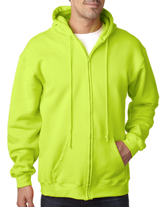 Bayside BA900 Adult  9.5oz., 80% cotton/20% polyester Full-Zip Hooded Sweatshirt