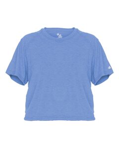 Badger Sport 4963 Tri Blend Women's Crop Tee