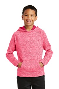 Sport-Tek YST225 Youth PosiCharge ® Electric Heather Fleece Hooded Pullover