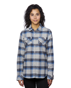 Burnside B5210 Ladies' Plaid Boyfriend Flannel Shirt
