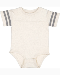 Rabbit Skins 4437 Infant Football Fine Jersey Bodysuit