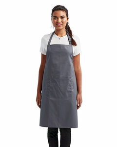 Artisan Collection by Reprime RP154 Unisex 'Colours' Recycled Bib Apron with Pocket