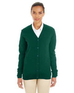 Harriton M425W Ladies' Pilbloc™ V-Neck Button Cardigan Sweater