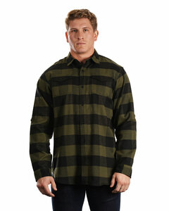 Burnside B8210 Men's Plaid Flannel Shirt