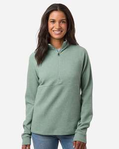North End NE725W Women's Spirit Textured Quarter-Zip Pullover