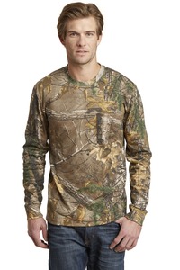 Russell Outdoors S020R Realtree ® Long Sleeve Explorer 100% Cotton T-Shirt with Pocket