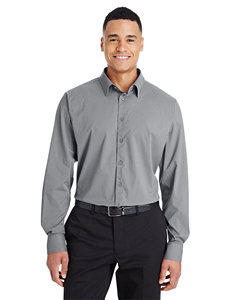 Devon & Jones DG535 CrownLux Performance™ Men's Tonal Mini Check Shirt