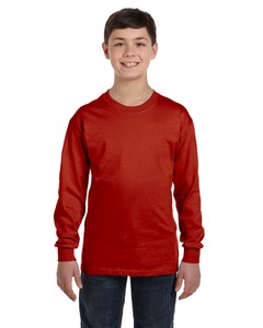Hanes 5546 Youth Authentic-T Long-Sleeve T-Shirt