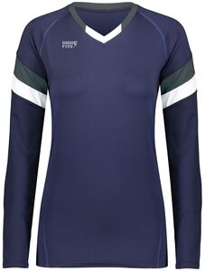 HighFive 342242 Ladies TruHit Tri-Color Long Sleeve Jersey