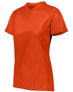 Augusta Sportswear AG1567 Ladies Attain Wicking Two-Button Softball Jersey